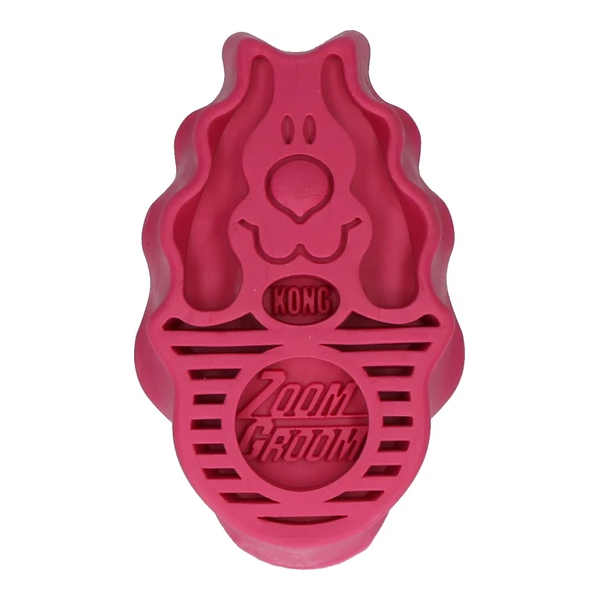 KONG Zoom Groom for Dogs pink